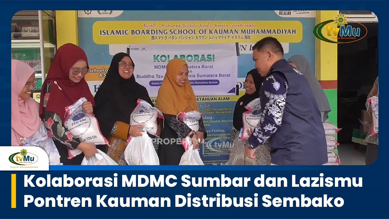MDMC Sumatera Barat Bagikan Paket Kebutuhan Hari Raya untuk Guru dan Karyawan Honorer