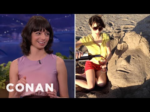 Kate Micucci's Romantic Beach Date With Conan | CONAN on TBS