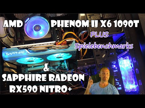 Sapphire AMD Radeon RX590 Nitro+ mit einem AMD Phenom II X6 1090T kombiniert!