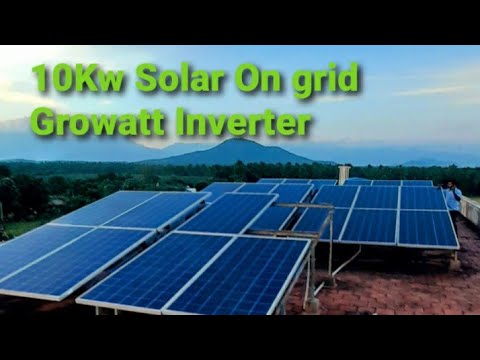 Grid tie solar mounting structure, capacity: 10 kw