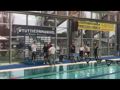 RICCIONE 2019: Premiazione Alberto Razzetti - Record assoluto 200 farfalla