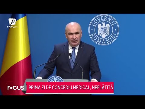Guvernul, cu ochii pe concediile medicale. Prima zi de concediu medical, neplătită
