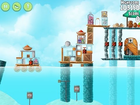 Angry Birds Rio Level 20 High Dive Walkthrough 3 Star