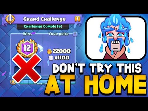 How NOT to WIN a Grand Challenge🤦‍♂️😂 (epic choke) - Clash Royale
