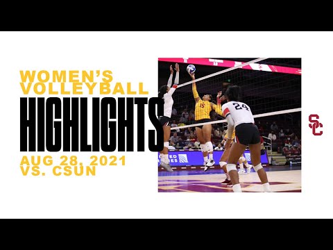 Women’s Volleyball: USC 3, CSUN 0 - Highlights 8/28/21