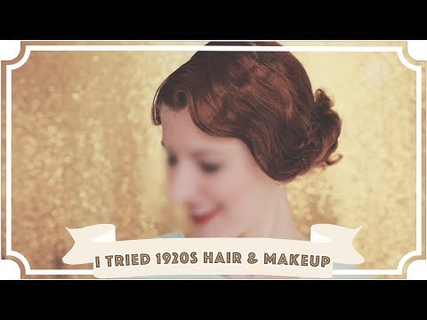 1920年代のヘアメイクに挑戦してみた話題の1920年代ヘアメイクに挑戦してみた！ [CC] (I Tried 1920s Hair and Makeup! [CC])