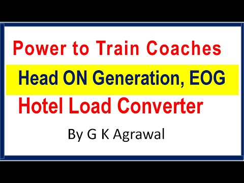 Head ON generation, EOG, Hotel load converter in train Video