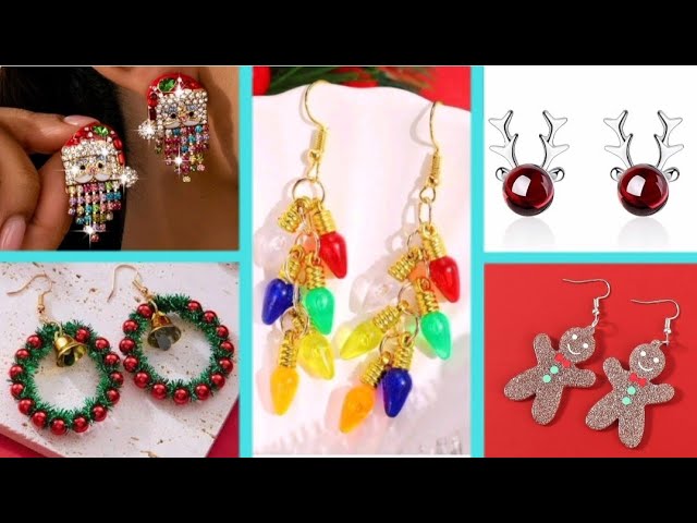 Vídeo relacionado con Pendientes Navidad Mujer Christmas Earrings Pendientes LED Brillantes para Mujeres y Niñas Joyas de Navidad Hermosas (color J)