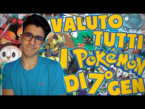 Valuto TUTTI i Pokemon di 7° GENERAZIONE!