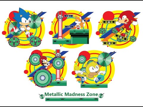Sonic Mania Playthrough Pt. 11 'Metallic Madness Zone' (Metal Egg Zone)
