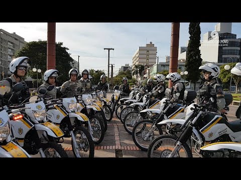 Brigada Militar recebe 90 motocicletas e 150 armas para combate ostensivo no RS