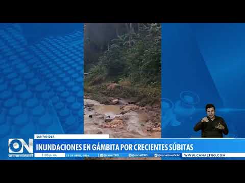 Lluvias desatan emergencia en Santander: rayo deja soldado herido y hay vías cerradas
