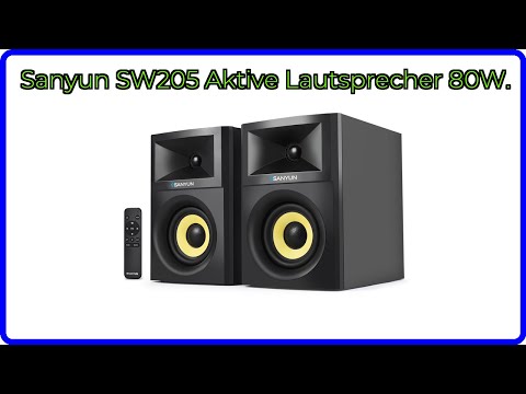 BEWERTUNG (2025): Sanyun SW205 Aktive Lautsprecher 80W.. WESENTLICHE Einzelheiten