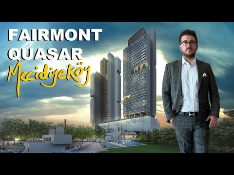 INSIDE $1,040,000 Prestigious Fairmont Quasar Istanbul Apartment in Mecidiyeköy