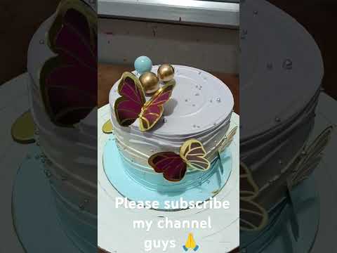 New Design Cake Butterscotch #cream #cake