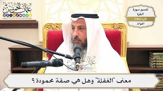 481- معنى "الغفلة" وهل هي صفة محمودة؟ - عثمان الخميس