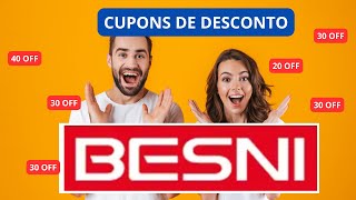 Cupons EXCLUSIVOS de Desconto BESNI. Renove Suas Roupas na Black friday!