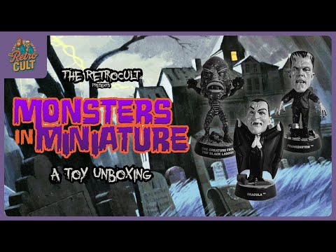 🧟‍♂️Universal Monsters in Miniature! | Silver Screen Edition Little Big Heads Unboxing