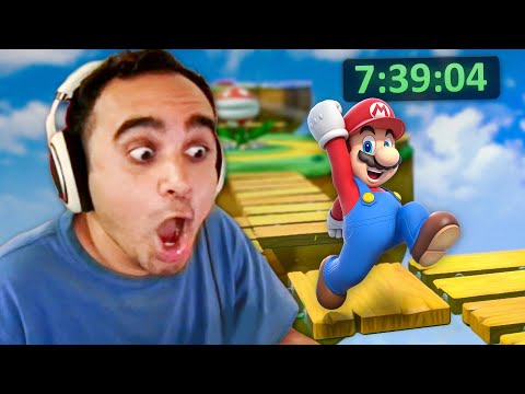 Pro Mario Speedrunner tries Mario 3D World for the first time...