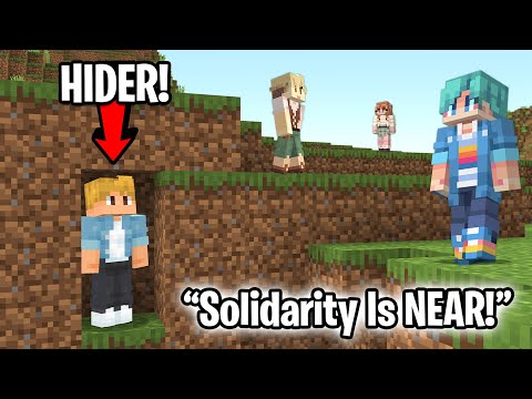 I Hid In This Minecraft WORLD And My Friends TRIED To Find Me..