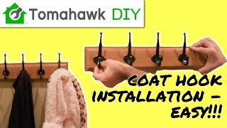 How to Install a Wall Coat Rack