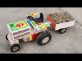 How To Make Matchbox Tractor With Trolley At Home Matchbox Tractor Diy Craft Matchbox Tractor