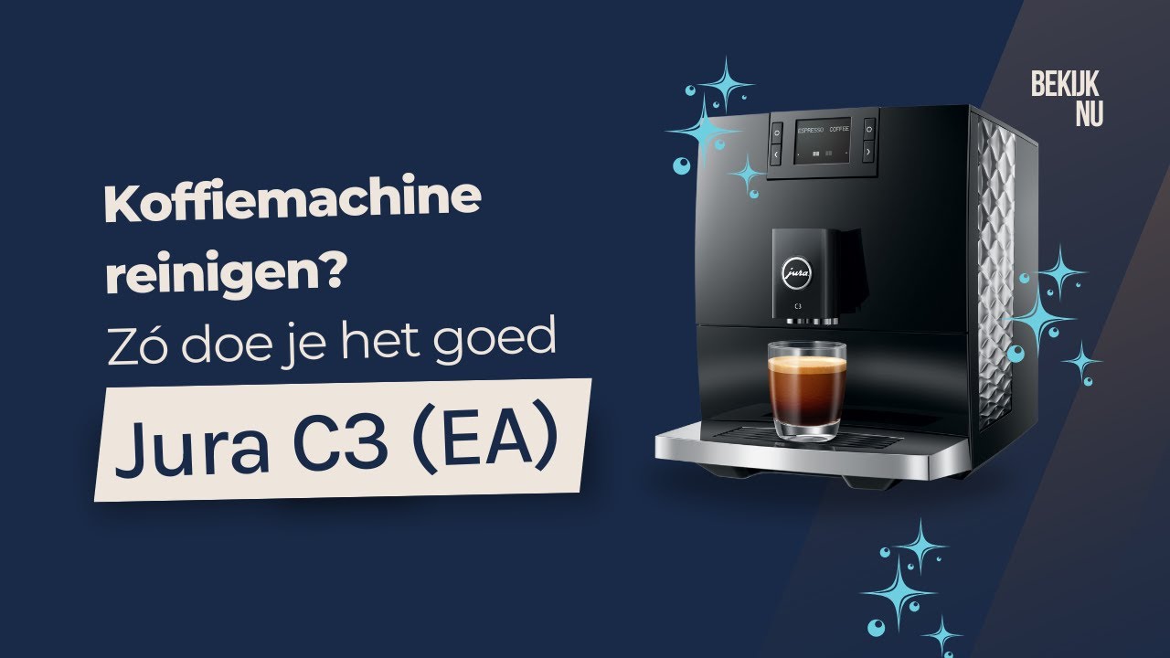 Reinigingsprogramma Jura C3 – duidelijke instructies