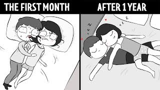 Relationship: First Month Vs. Year Later