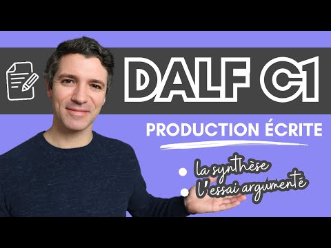 DALF C1 2024 - Production écrite SYNTHÈSE + ESSAI - PDF