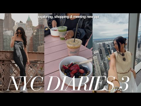 NYC diaries pt3 | meeting new people alone, exploring brooklyn + my top tips for new york