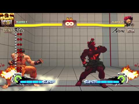 Fireball parry practice USF4 Ryu