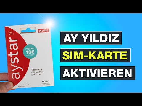 Activating and registering an Ay Yildiz SIM card - step-by-step instructions