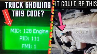 PID: 111 FMI: 1.  What this code means and how to fix it. Freightliner Columbia with CAT C-13