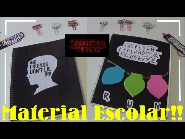 Vídeo relacionado con Grupo Erik Libreta con separadores Stranger Things - Cuaderno A5 punteado | Cuaderno apuntes : Libreta a5 anillas : Tapa blanda 160 págs