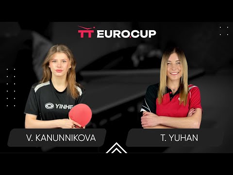 16:45 Vasylysa Kanunnikova - Tetiana Yuhan 09.04.2024 Table Tennis TT Euro.Cup Women Ukraine Star 4