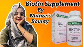 Nature’s Bounty Biotin 10000 Mcg Hair Skin And Nails | Food Supplement That Cares Your Hairs & Nails