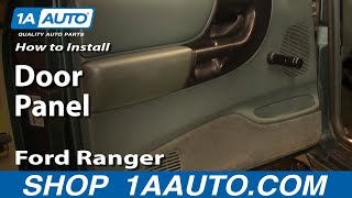 How To Remove Door Panel 93-97 Ford Ranger