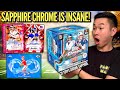 WILD NEW $3,000 SAPPHIRE TOPPS CHROME FOOTBALL BOXES (BOOM)! 😱🔥 2025 Sapphire Edition Box Review x3