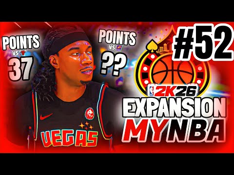 He is a BIG-TIME BUCKET GETTER! | NBA 2K26 Las Vegas High Rollers MyNBA Franchise | Ep 52 [Y6]