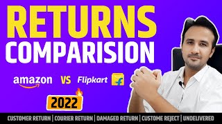 Returns Comparison 🔥 | Flipkart return charges for seller 🤔 | Amazon return charges for seller 🤔