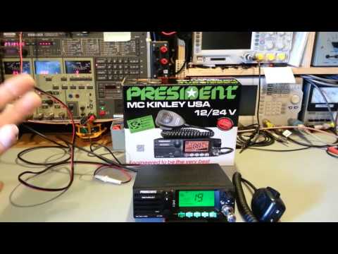 President McKinley USA 40 ch AM/SSB CB radio teardown and review.