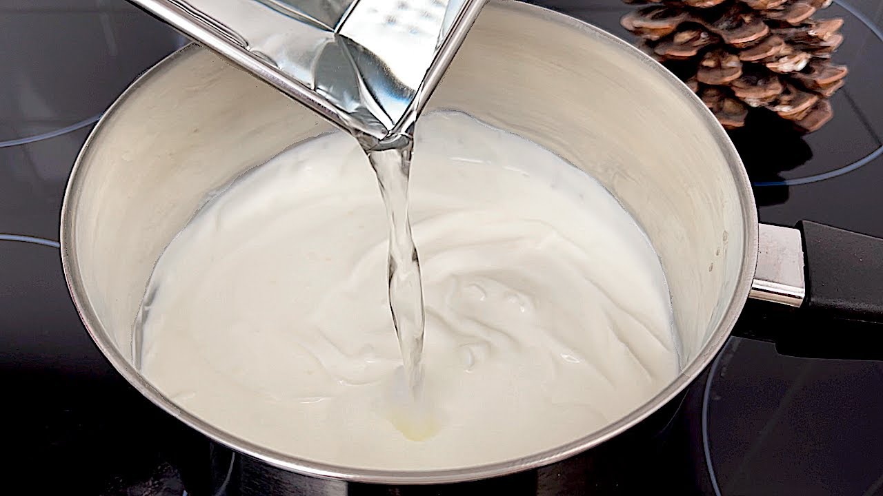 Fügen Sie einfach Wasser zu Joghurt hinzu! Nur 3 Zutaten! Ich kaufe nicht mehr im Laden