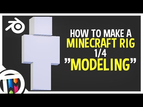 EPIC Blender Tutorial: Minecraft Rig Modeling!
