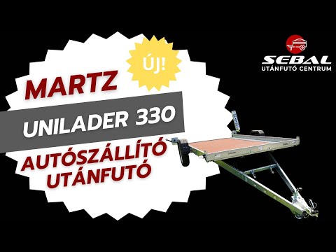 Martz Unilader 330 - 1 tengelyes, billenős utánfutó