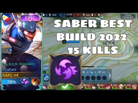 SABER BEST BUILD 2022 | TOO MUCH DAMAGE | MLBB