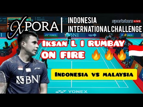 IKSAN L I RUMBAY [INA] VS MUH NAIM AHMAD  F [MAS] | INDONESIA INTERNATIONAL CHALLENGE 2023