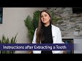 Instructions after Extracting a Tooth at Restorative & Implant Dentistry Periodontist Pompano