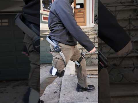I didn't just try an exoskeleton at CES this year — I wore one.