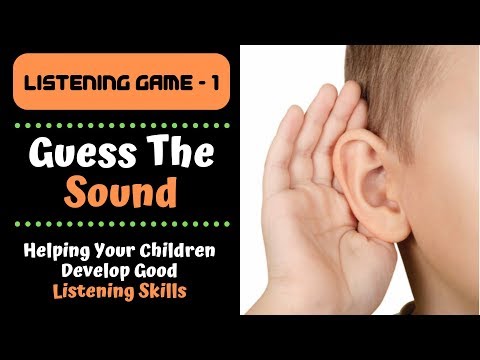 Listening Game - Guess The Sound | Help Children Improve Listening Skills and Improve Attention