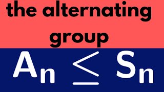 Download lagu Abstract Algebra The Alternating Group... mp3
